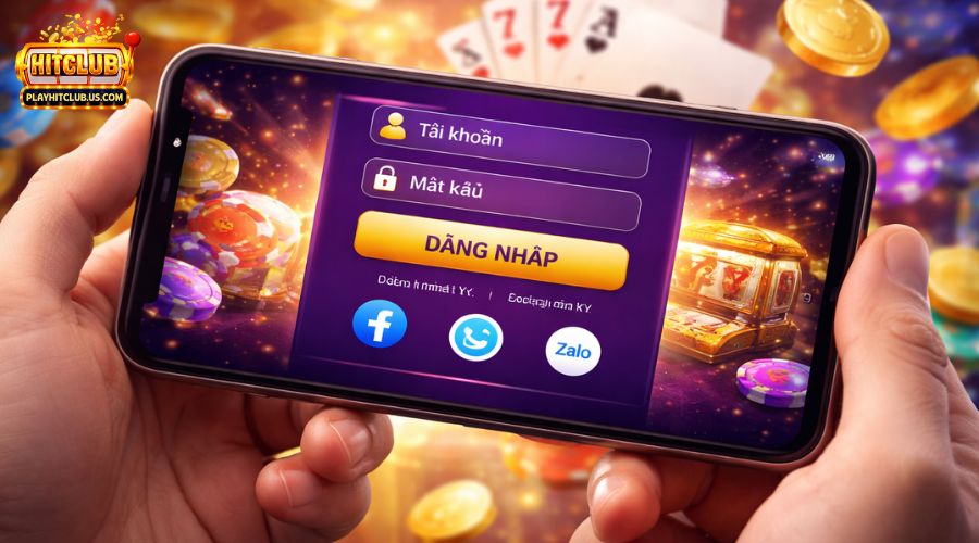 Đăng Nhập HitClub 3 Cách đăng nhập HitClub bằng điện thoại